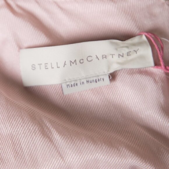 𝅺stella McCartney Blush Floral Crepe Peplum Top - Picture 7 of 12